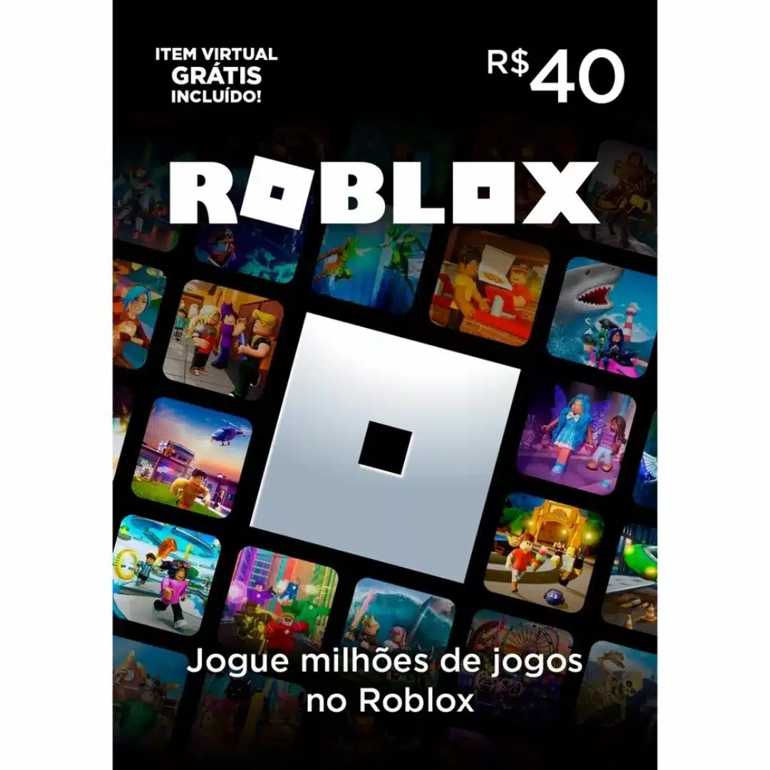 Roblox – Cartão Presente Digital R$40 – WOW Games